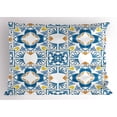 thumbnail image 1 of Ambesonne Traditional Pillow Sham, Spanish Retro, 36" X 20", Blue, 1 of 2