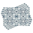 thumbnail image 1 of Ambesonne Traditional Place Mats Set of 4, Persian Palace Buds, Standard Size, Pale Blue, 1 of 6