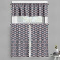 thumbnail image 1 of Ambesonne Traditional Valance & Curtain, Hexagonal Tiles, 55"x36", Multicolor, 1 of 6