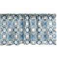 thumbnail image 1 of Ambesonne Traditional Window Valance, Spanish Retro, 54" X 18", Blue, 1 of 3