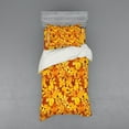 thumbnail image 1 of Ambesonne Tree Bedding Set 3 Pcs, Shady Fall Oak Maple Leaf, Twin XL, Earth Yellow Marigold, 1 of 3