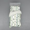 thumbnail image 1 of Ambesonne Tree Bedding Set 3 Pcs, Trunks of Birches Pattern, Twin, Multicolor, 1 of 2