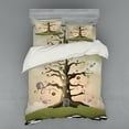 thumbnail image 1 of Ambesonne Tree Bedding Set 4 Pcs, Ornamented Leafless Bole, Queen, Multicolor, 1 of 3