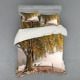 thumbnail image 1 of Ambesonne Tree Bedding Set 4 Pcs, Snowy Nature Wintertime, Queen, Multicolor, 1 of 3
