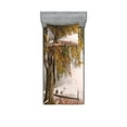 thumbnail image 1 of Ambesonne Tree Fitted Sheet & Pillow Sham Set, Snowy Nature Wintertime, Twin, Multicolor, 1 of 2