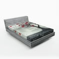 thumbnail image 1 of Ambesonne Tree Fitted Sheet, Romantic Full Moon Night, Full Size, Grey Vermilion and White, 1 of 2