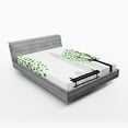 thumbnail image 1 of Ambesonne Tree Fitted Sheet, Urban and Rural Harmony, Queen Size, Green Black, 1 of 2