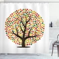 thumbnail image 1 of Ambesonne Tree Shower Curtain, Autumn Season Foilage Design, 69"Wx75"L, Multicolor, 1 of 4