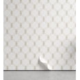 thumbnail image 1 of Ambesonne Trellis Peel & Stick Wallpaper for Home, Dots and Floral Elements, 13"x100", Dusk and White, 1 of 6