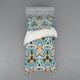 thumbnail image 1 of Ambesonne Tribal Bedding Set 3 Pcs, Abstract Tribal Patterns, Twin XL, Blue Yellow, 1 of 2