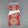 thumbnail image 1 of Ambesonne Tribal Bedding Set 3 Pcs, Mosaic American, Twin, Multicolor, 1 of 2