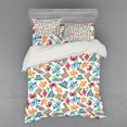 thumbnail image 1 of Ambesonne Tribal Bedding Set 4 Pcs, Mayan and Aztec, Queen, Multicolor, 1 of 2
