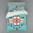 thumbnail image 1 of Ambesonne Tribal Bedding Set 4 Pcs, Vintage Native, Queen, Multicolor, 1 of 2