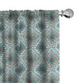 thumbnail image 1 of Ambesonne Tribal Curtains, Peruvian Shapes, Pair of 28"x63", Multicolor, 1 of 5