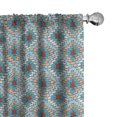 thumbnail image 1 of Ambesonne Tribal Curtains, Peruvian Shapes, Pair of 28"x95", Multicolor, 1 of 5