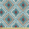thumbnail image 1 of Ambesonne Tribal Fabric by the Yard Upholstery, Ethnic Folk Graffiti Form, 1 Yard, Multicolor, 1 of 5