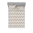 thumbnail image 1 of Ambesonne Tribal Fitted Sheet & Pillow Sham Set, American Arrows, Full, Multicolor, 1 of 3