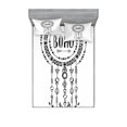 thumbnail image 1 of Ambesonne Tribal Fitted Sheet & Pillow Sham Set, Folkloric, Full, Black White, 1 of 3