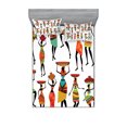thumbnail image 1 of Ambesonne Tribal Fitted Sheet & Pillow Sham Set, Women, Queen, Multicolor, 1 of 2