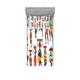 thumbnail image 1 of Ambesonne Tribal Fitted Sheet & Pillow Sham Set, Women, Twinxl, Multicolor, 1 of 2