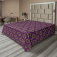 thumbnail image 1 of Ambesonne Tribal Flat Sheet, Vintage Circles Design, California King, Multicolor, 1 of 1