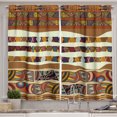 thumbnail image 1 of Ambesonne Tribal Kitchen Curtains, Boho Folk, 55"x45", Multicolor, 1 of 1