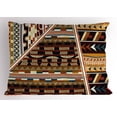 thumbnail image 1 of Ambesonne Tribal Pillow Sham, Geometrical Folkloric, 36" X 20", Brown, 1 of 2