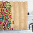 thumbnail image 1 of Ambesonne Tribal Shower Curtain, Folk Art Forms, 69"Wx84"L, Multicolor, 1 of 5