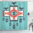 thumbnail image 1 of Ambesonne Tribal Shower Curtain, Vintage Native, 69"Wx70"L, Multicolor, 1 of 5