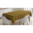 thumbnail image 1 of Ambesonne Tribal Tablecloth Rectangular Table Cover, Cultural Circles and Squares, 60"x84", Multicolor, 1 of 3