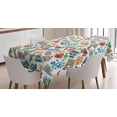 thumbnail image 1 of Ambesonne Tribal Tablecloth Rectangular Table Cover, Mayan and Aztec, 52"x70", Multicolor, 1 of 3