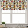 thumbnail image 1 of Ambesonne Tribal Valance Pack of 2, Aboriginal, 42"X12", Pale Khaki and Multicolor, 1 of 3