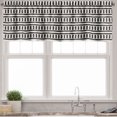 thumbnail image 1 of Ambesonne Tribal Window Valance, Curvilinear Lines and Shapes, 54" X 12", Charcoal Grey Eggshell, 1 of 3