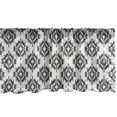 thumbnail image 1 of Ambesonne Tribal Window Valance, Grunge, 54" X 18", Black White, 1 of 3