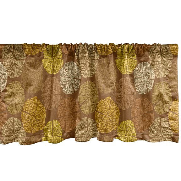 Ambesonne Tribal Window Valance, Traditional Folkloric, 54" X 12", Multicolor
