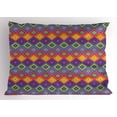 thumbnail image 1 of Ambesonne Trippy Pillow Sham, Hippie Vibrant Retro, 36" X 20", Multicolor, 1 of 2