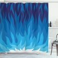 thumbnail image 1 of Ambesonne Trippy Shower Curtain, Abstract Gas Themed Art, 69"Wx84"L, Violet Blue, 1 of 5