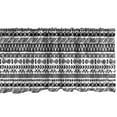 thumbnail image 1 of Ambesonne Trippy Window Valance, Aztec Mystic Old, 54" X 18", Black White, 1 of 3