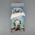 thumbnail image 1 of Ambesonne Tropical Bedding Set 3 Pcs, Summer Exotic Sea, Twin, Multicolor, 1 of 2