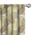 thumbnail image 1 of Ambesonne Tropical Curtains, Curving Exotic Tropical, Pair of 28"x63", Multicolor, 1 of 5