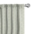 thumbnail image 1 of Ambesonne Tropical Curtains, Tree Branches Silhouettes, Pair of 28"x84", Eggshell White, 1 of 5