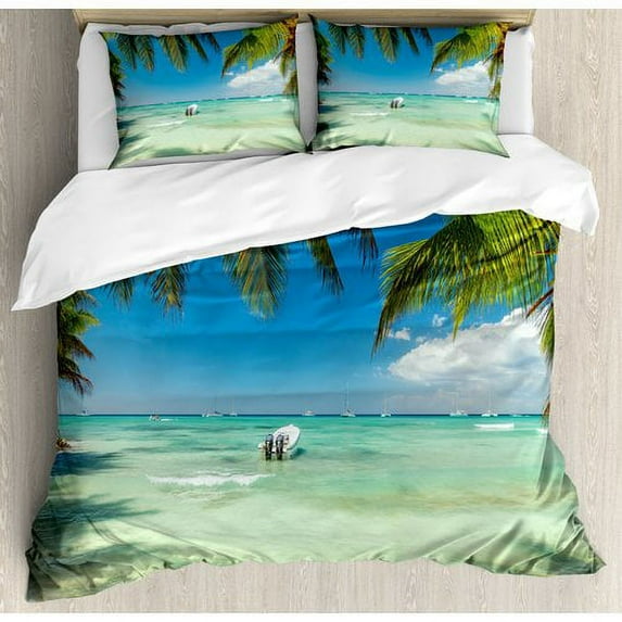 Ambesonne Tropical Duvet Cover Set