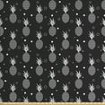 thumbnail image 1 of Ambesonne Tropical Fabric by the Yard Upholstery, Monochrome Pineapples, 5 Yards, Black and White, 1 of 4