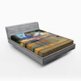 thumbnail image 1 of Ambesonne Tropical Fitted Sheet, Exotic Beach Photo, Queen Size, Multicolor, 1 of 2