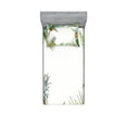thumbnail image 1 of Ambesonne Tropical Fitted Sheet & Pillow Sham Set, Frame Style Palm Trees, Twin, Multicolor, 1 of 2