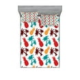 thumbnail image 1 of Ambesonne Tropical Fitted Sheet & Pillow Sham Set, Palm Trees Island, Full, Multicolor, 1 of 2