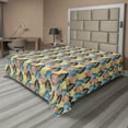 thumbnail image 1 of Ambesonne Tropical Flat Sheet, Doodle Jungle Palm Leaves, Full Size, Multicolor, 1 of 1