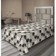 thumbnail image 1 of Ambesonne Tropical Flat Sheet, Hawaii Flora Monsteras, TwinXL Size, Multicolor, 1 of 1