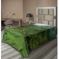 thumbnail image 1 of Ambesonne Tropical Flat Sheet, Rice Paddies, Twin Size, Green, 1 of 1