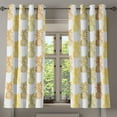 thumbnail image 1 of Ambesonne Tropical Grommet Curtain, Sketched Stamp Minimal, 50" x 54", Olive Green Cinnamon, 1 of 6